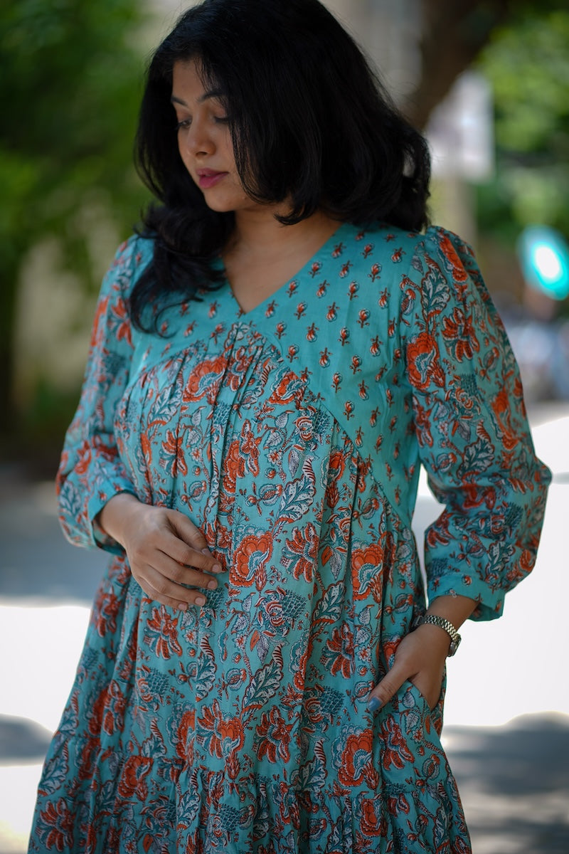 emily bohemian cotton dress