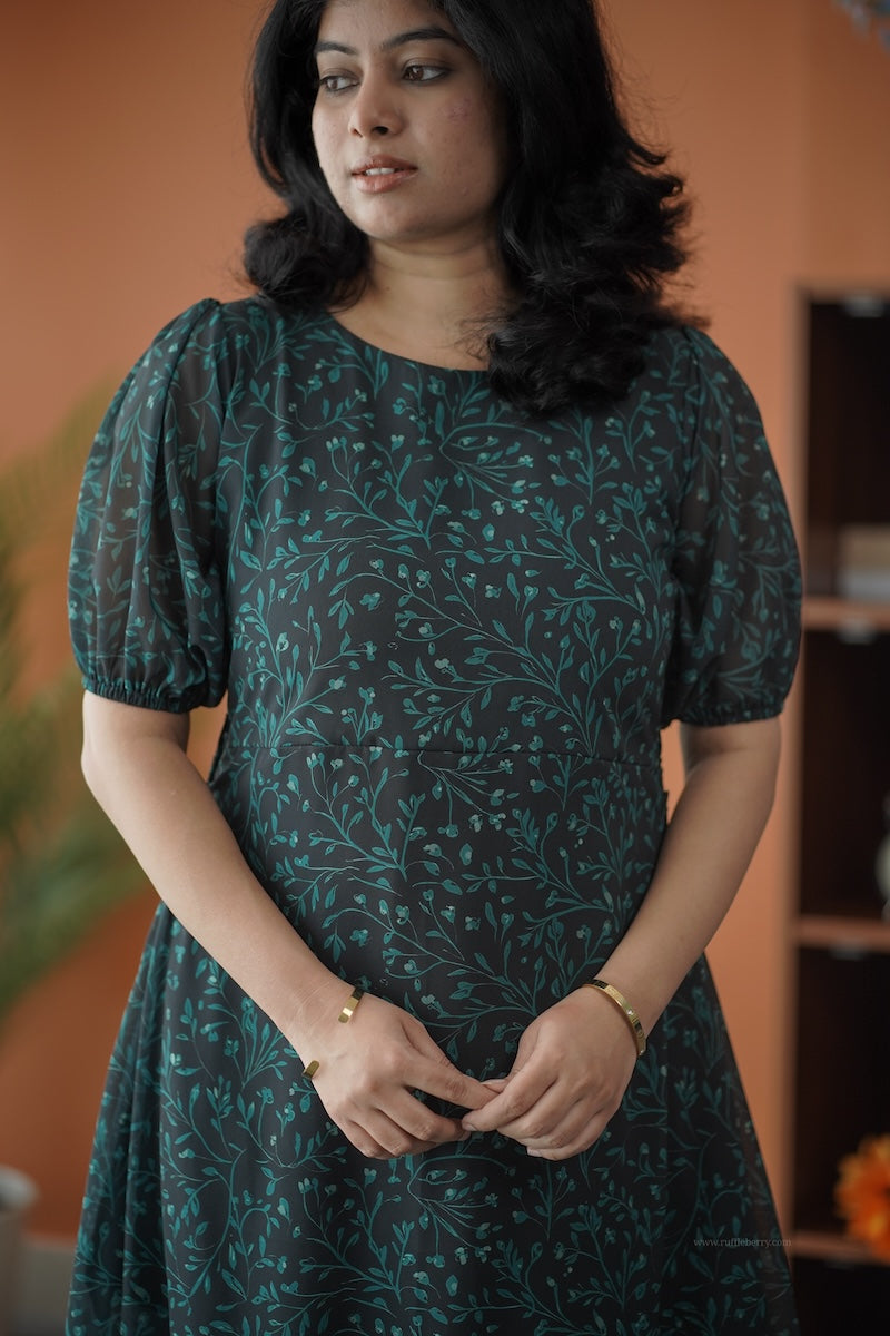 her grace - silence georgette dress