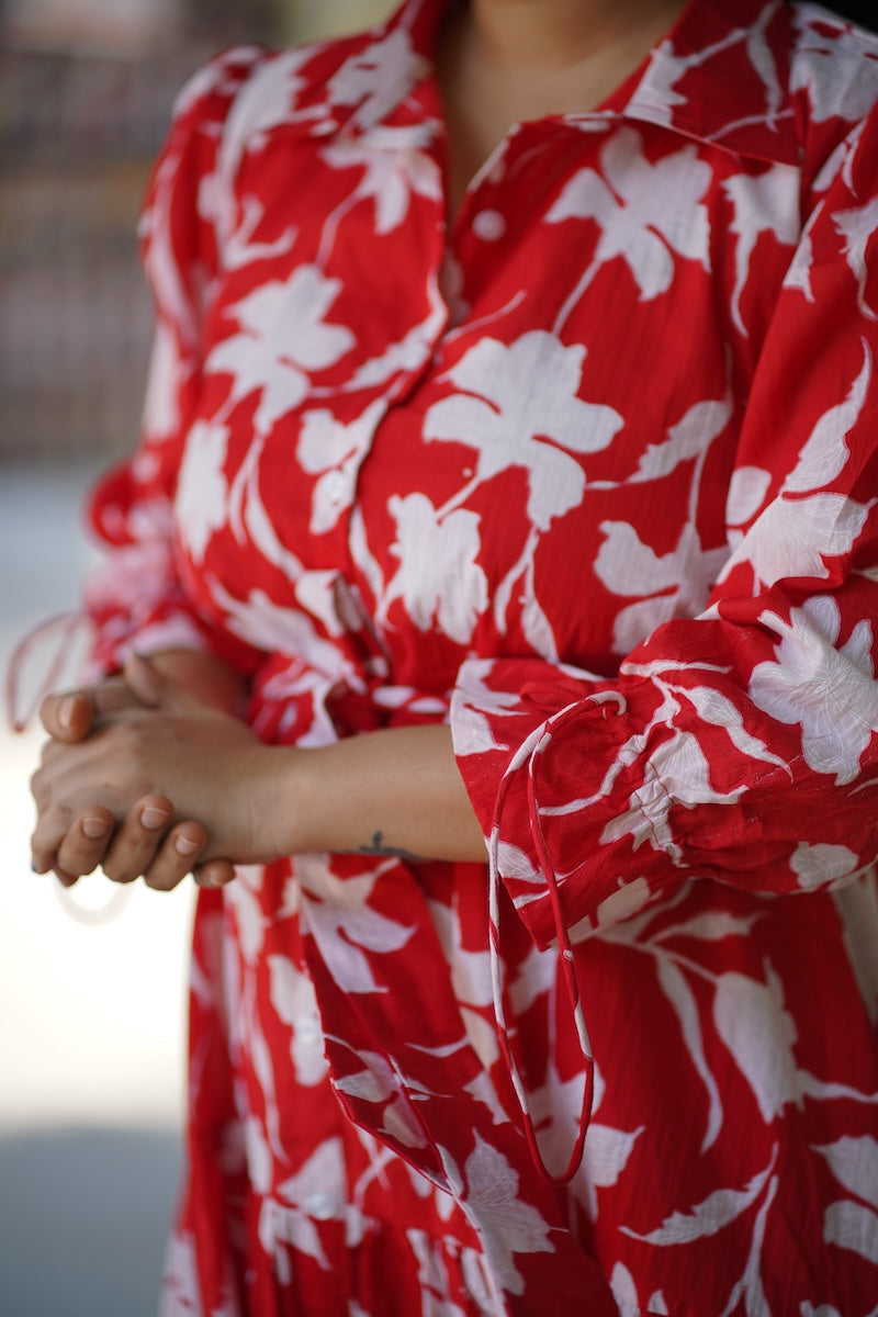 emily cherry cotton dress