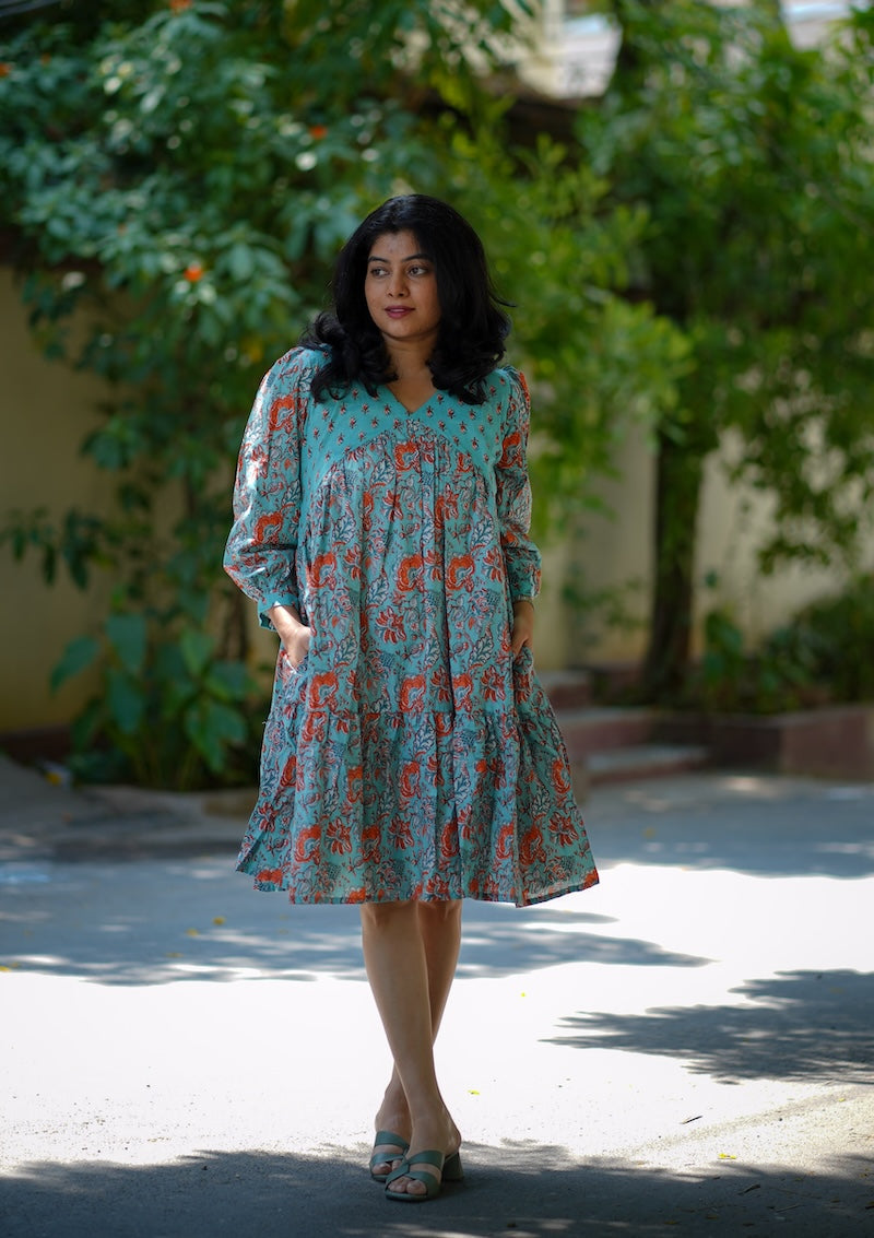 emily bohemian cotton dress