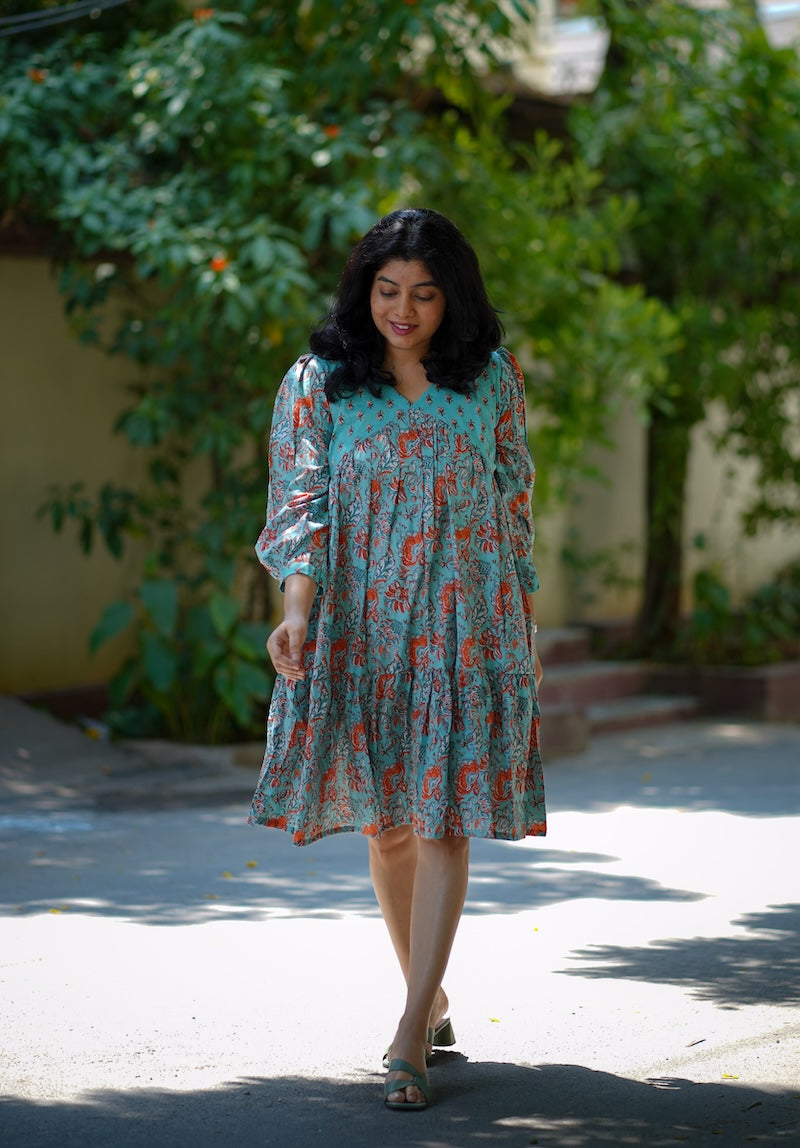 emily bohemian cotton dress
