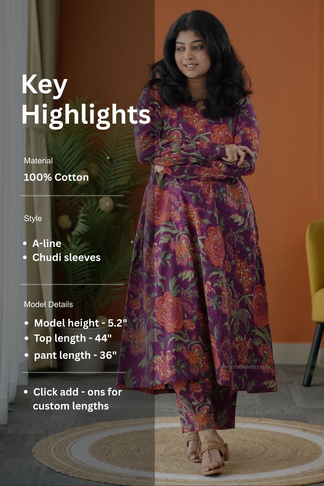 sapna dark pink cotton co-ord set