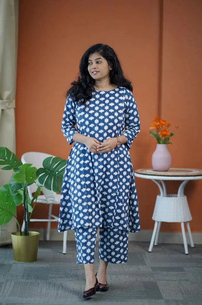 Niva IndigoBlue Cotton Co-ord Set