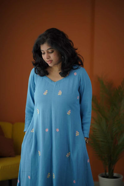 Kriti Embroidered Cotton Co-ord Set image 4