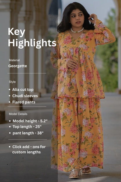 Champa Georgette Co-ord Set