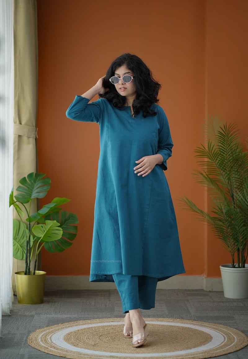 Piku Dark teal coord set