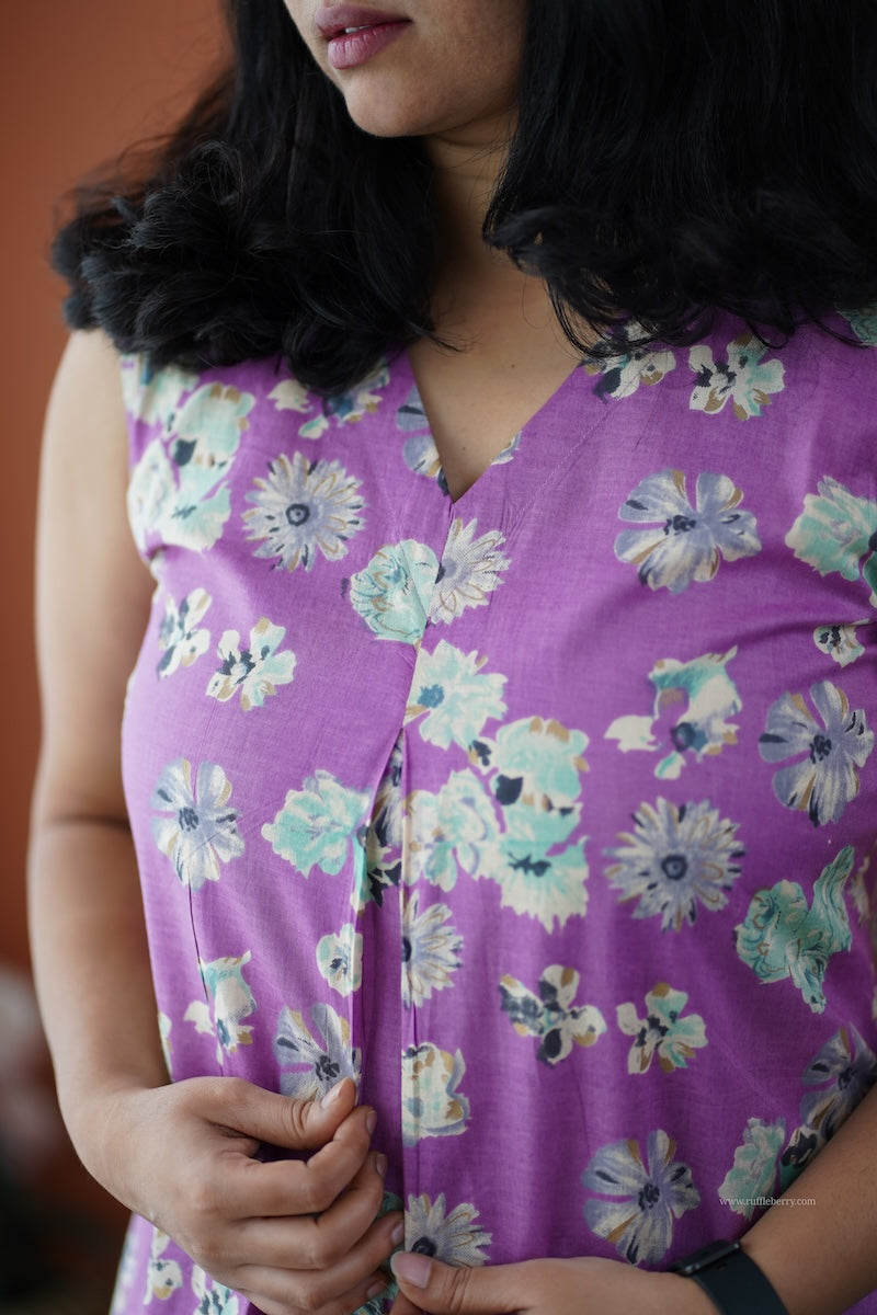 julie lavender cotton co-ord set