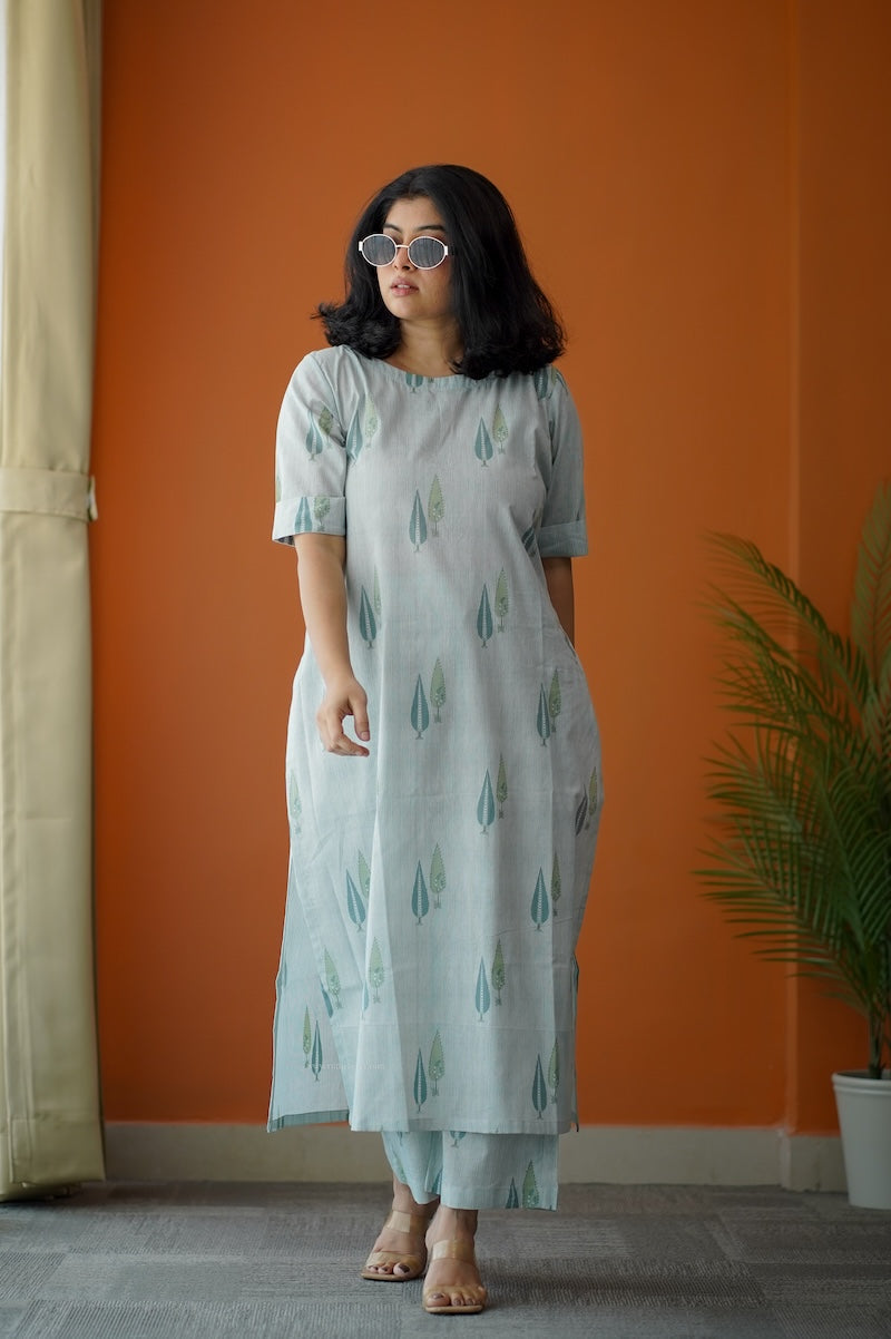 bloom pinetree cotton co-ord set