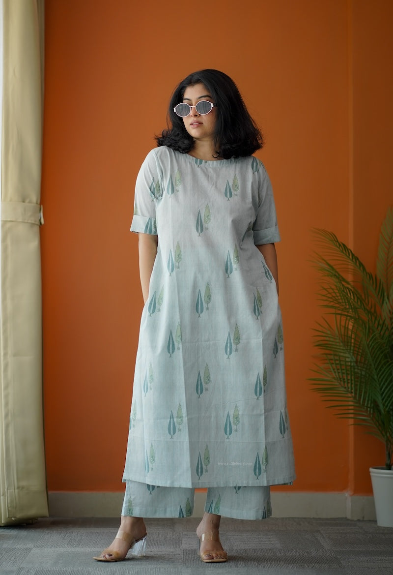 bloom pinetree cotton co-ord set