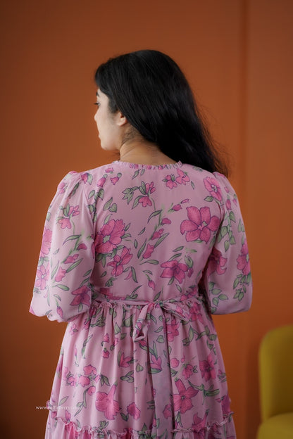 Rimjim Rose Georgette Tier Dress