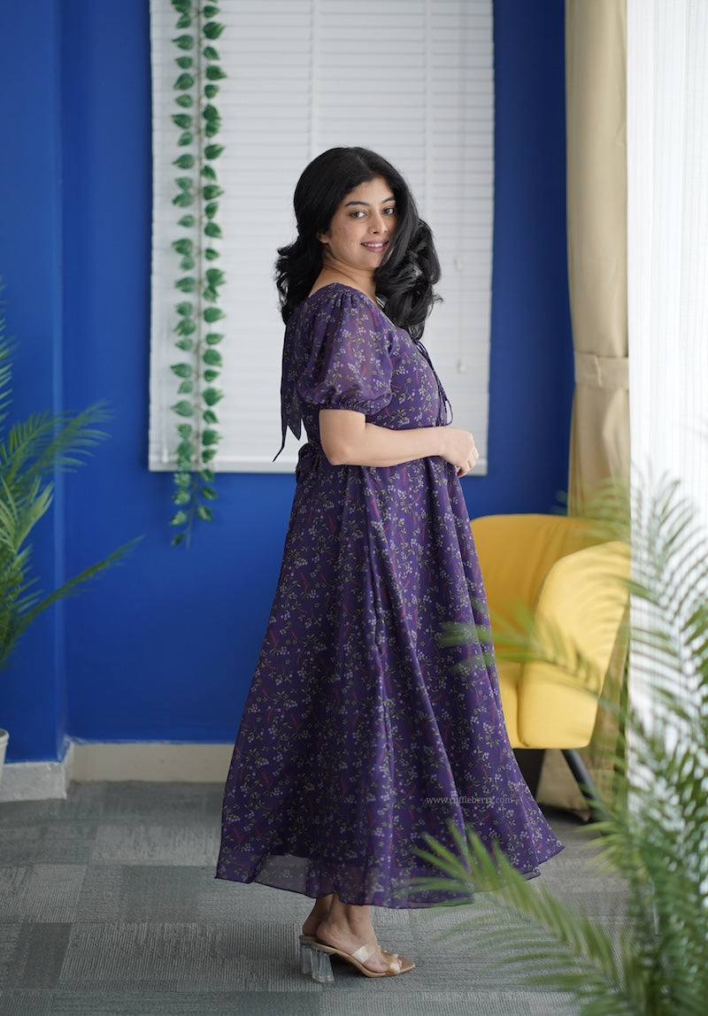 her grace - love georgette  fit & flare dress