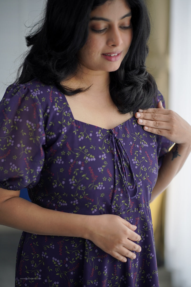 her grace - love georgette  fit & flare dress