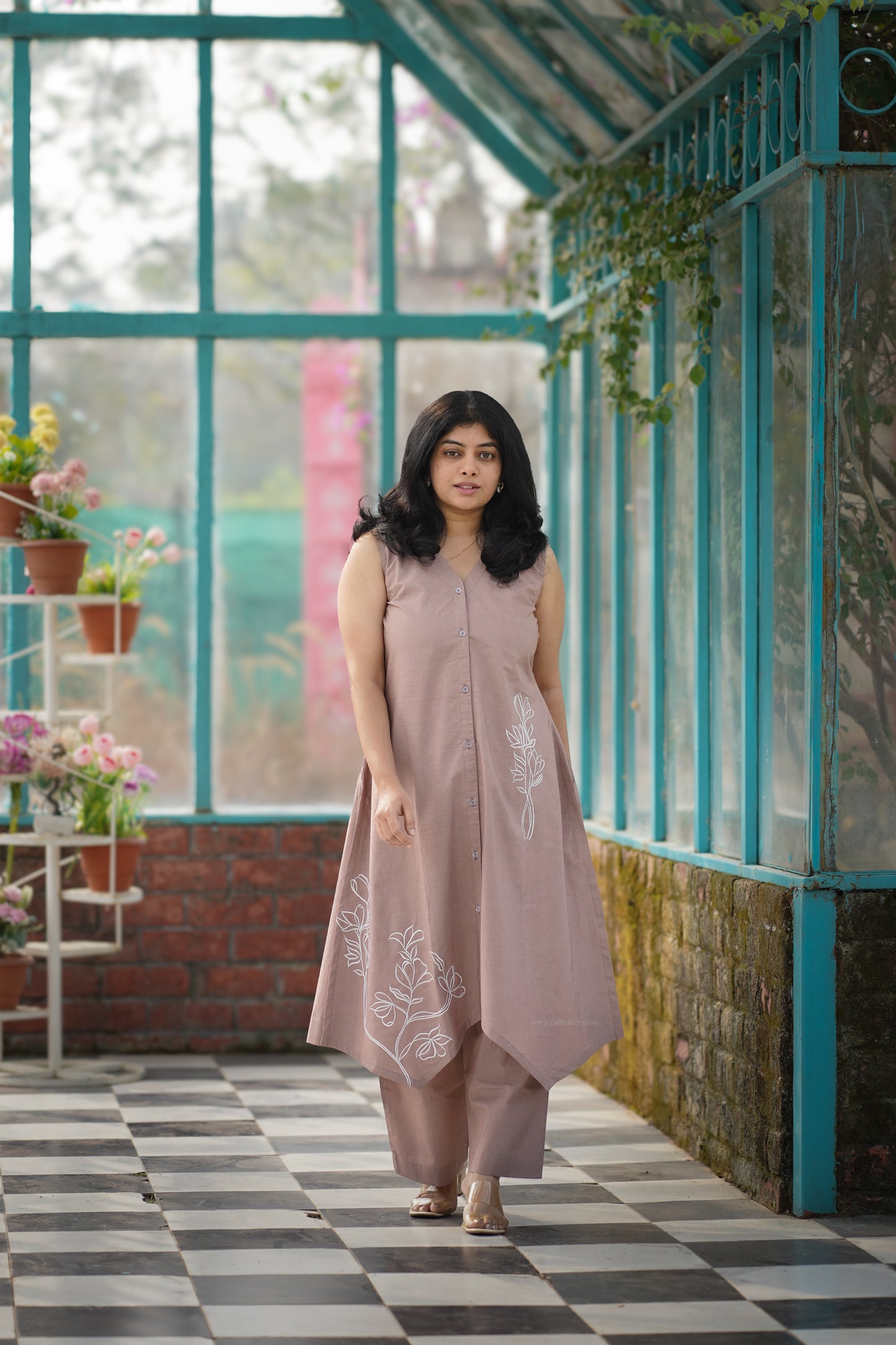 jane embroidered co-ord set