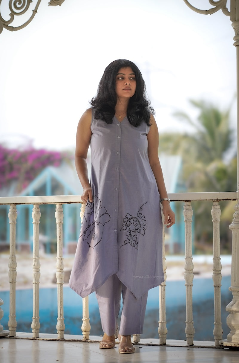 holly embroidered co-ord set