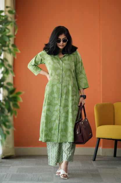 June Pista Cotton Co-ord Set