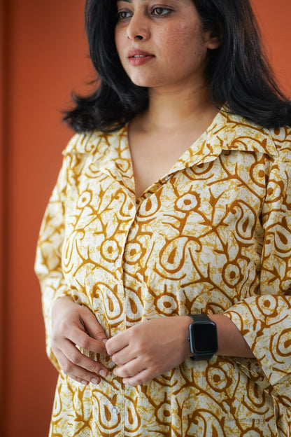 June Yellow Cotton Co-ord Set