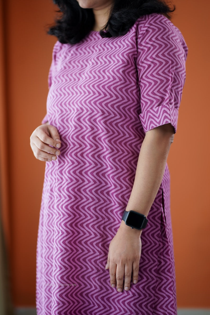 june pink cotton co-ord set