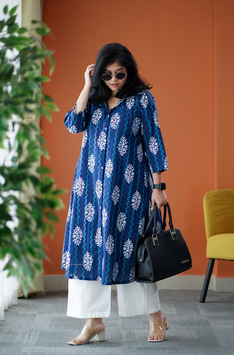 june indigo cotton co-ord set