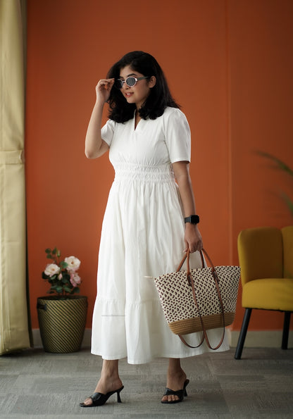 Daisy Cotton Tier Dress