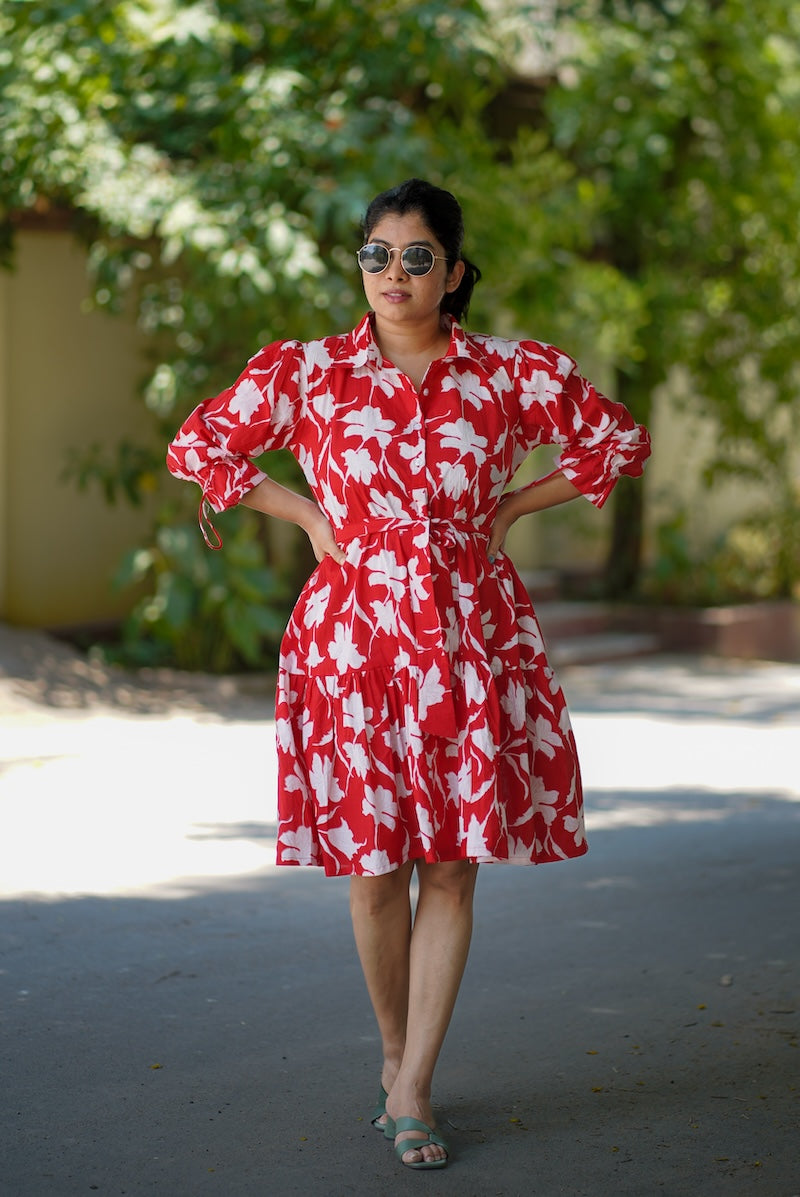 Emily Cherry Cotton Dress